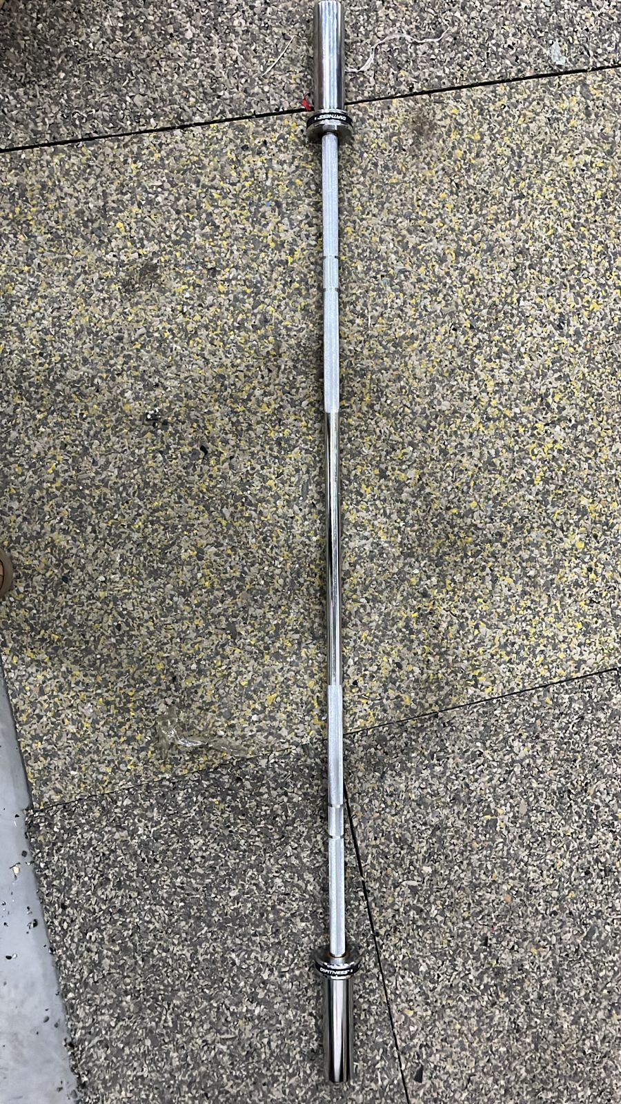 Barra Olímpica 1,70m Júnior Técnica Cromada 10kg - C/ Rolamento (OUTLET)