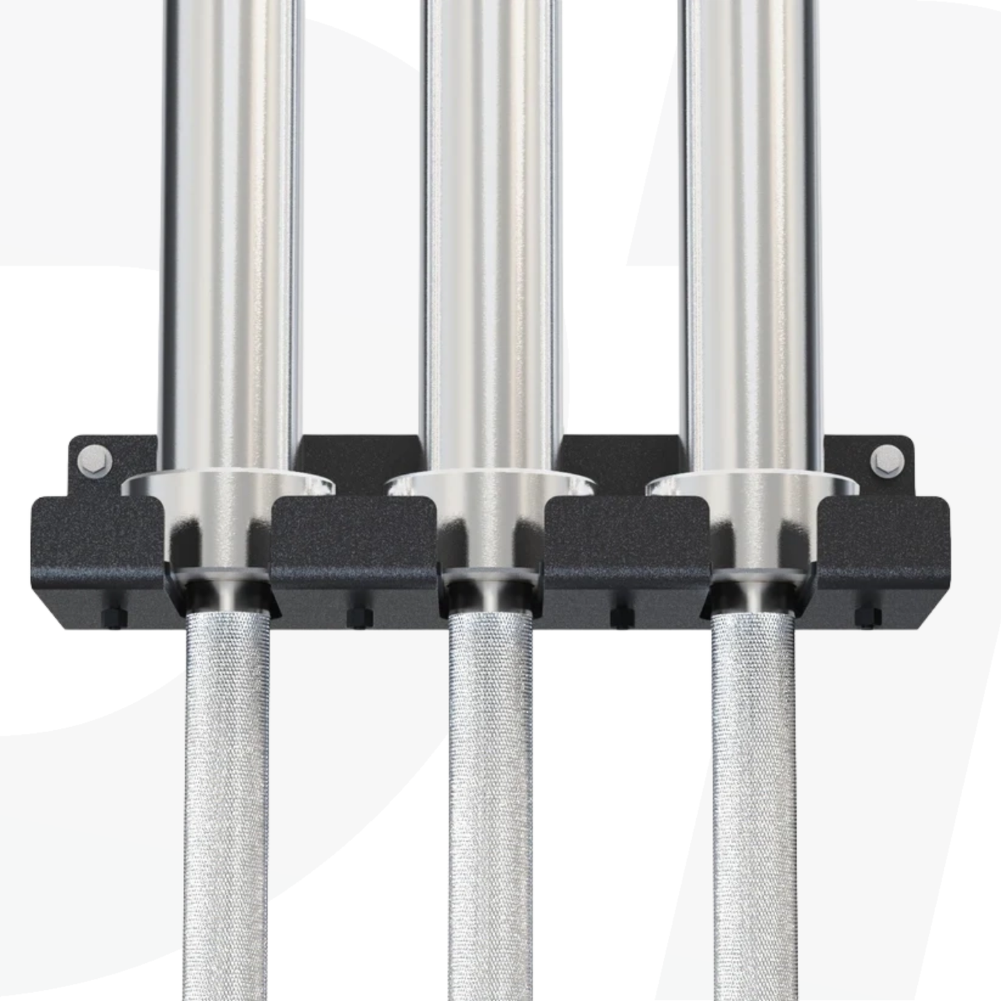 Suporte de Barra Olímpica de parede Vertical - 3 barras