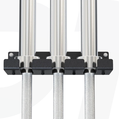 Suporte de Barra Olímpica de parede Vertical - 3 barras