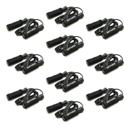 Kit 10 Cordas de Pular Com Rolamento
