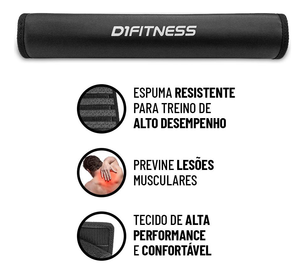 Kit 3 Protetores de Barra em EVA - D1Fitness - D1Fitness