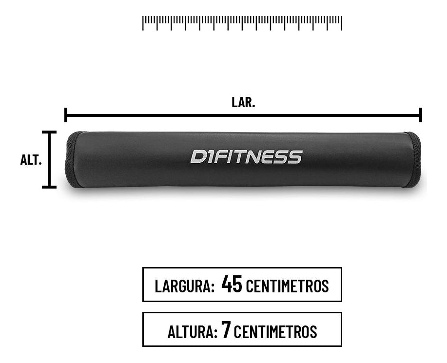 Kit 3 Protetores de Barra em EVA - D1Fitness - D1Fitness