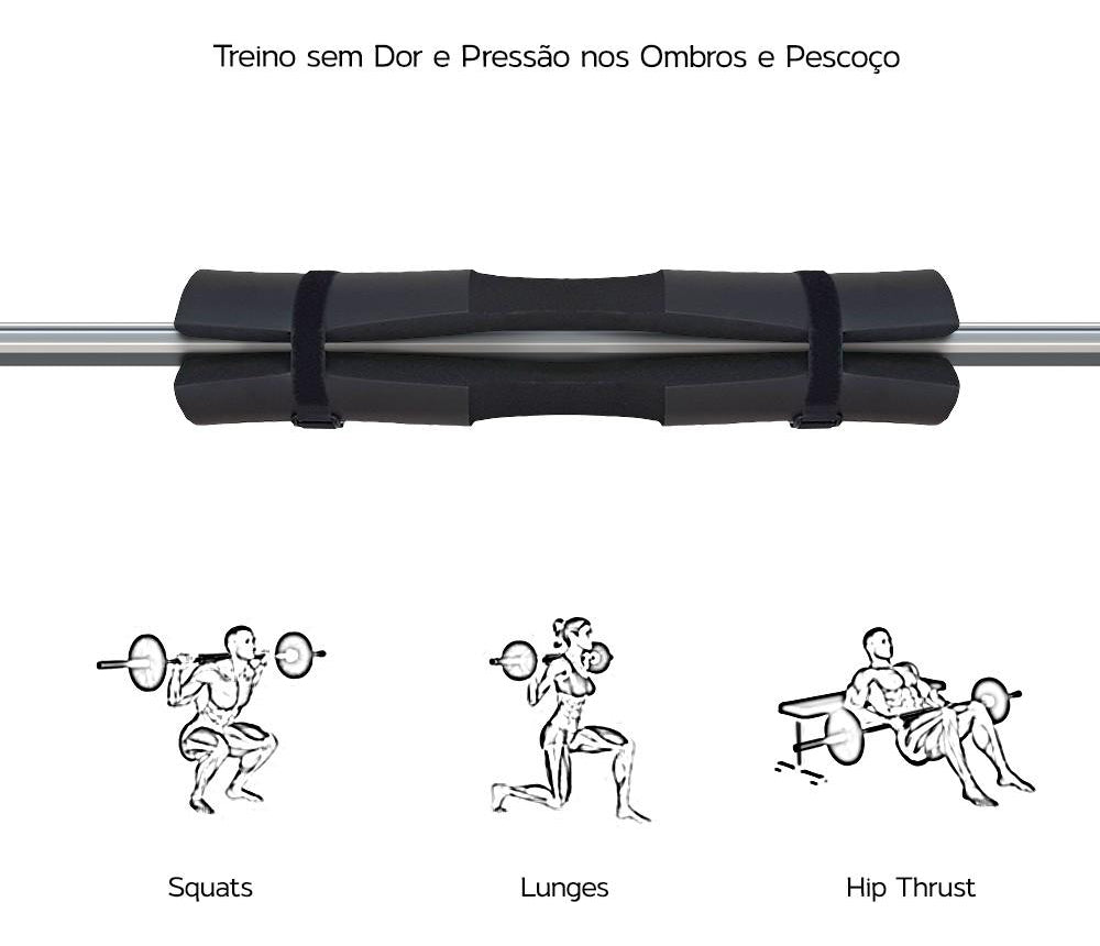Kit 5 Protetores de Barra - ELITE - D1Fitness