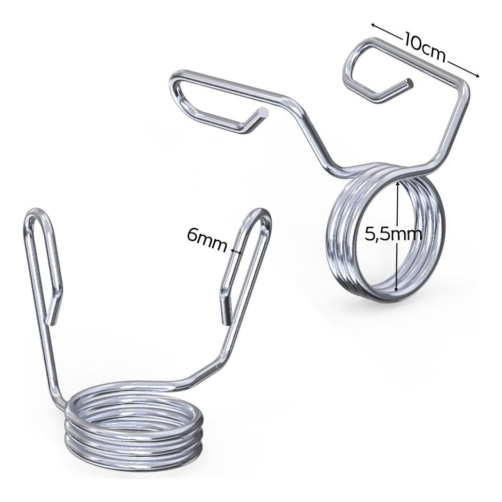 Kit Presilha Curva Para Barra Olímpica 50mm (10 pares)