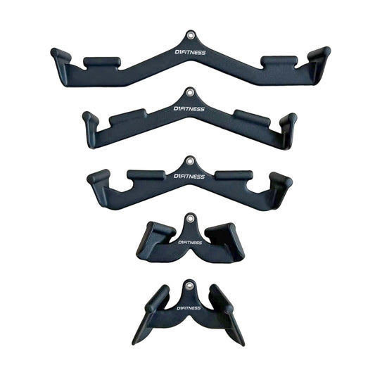 Kit Puxador Anatômico Revestido Musculação Multipegada