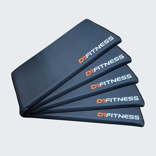 Kit 5 Colchonetes Emborrachados 95x50x3cm D60 Preto