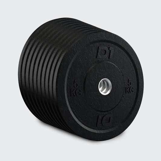 Kit Anilha Bumper Hi Temp All Black 5kg - 10 unidades