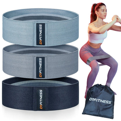 Kit Hip Mini Band Tecido Faixa Elástica