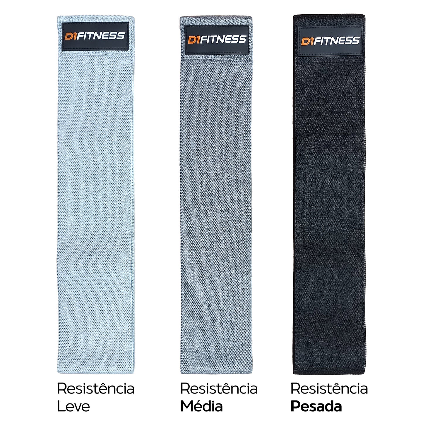 Kit Hip Mini Band Tecido Faixa Elástica