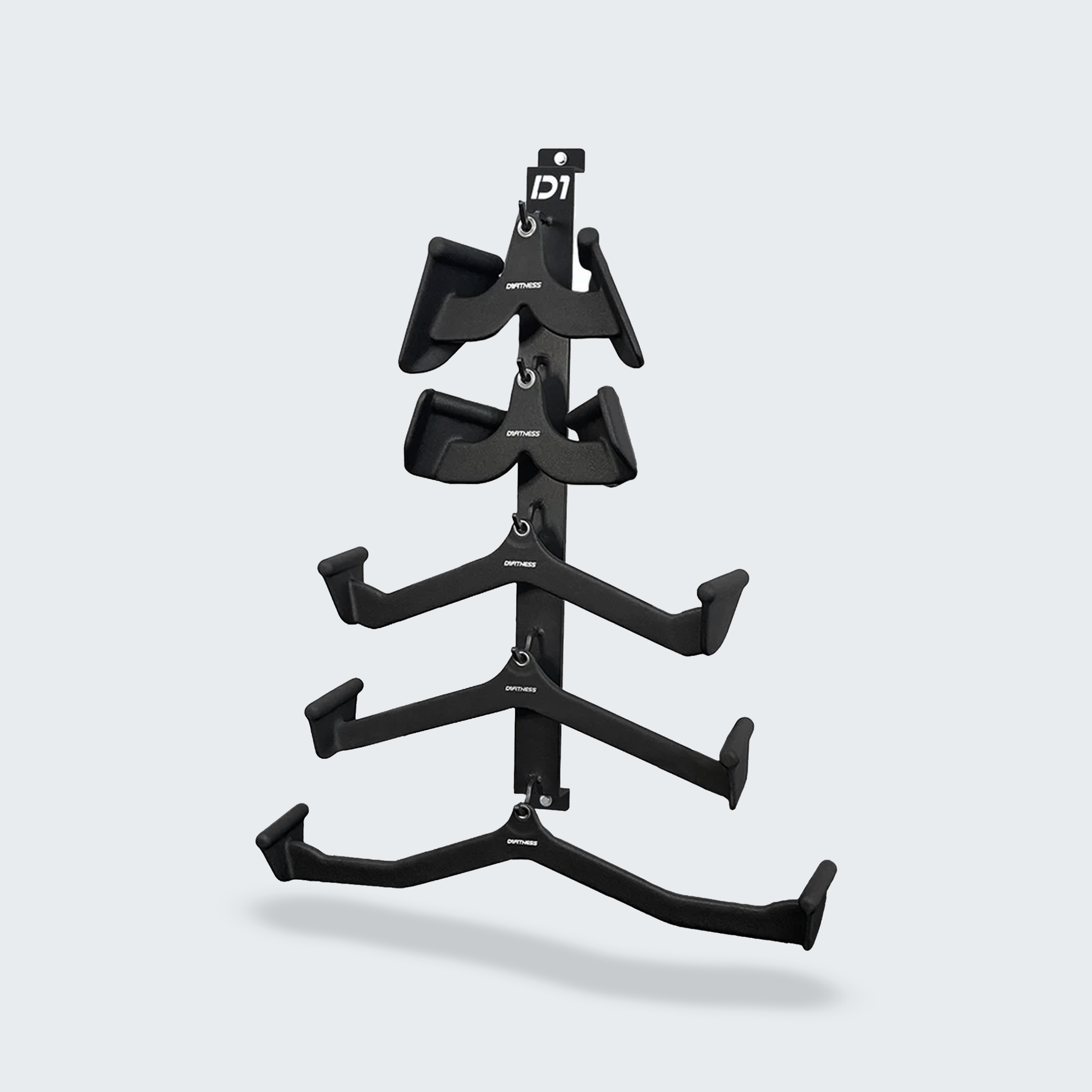 Kit Puxador Anatômico Revestido com Suporte de Parede - D1Fitness