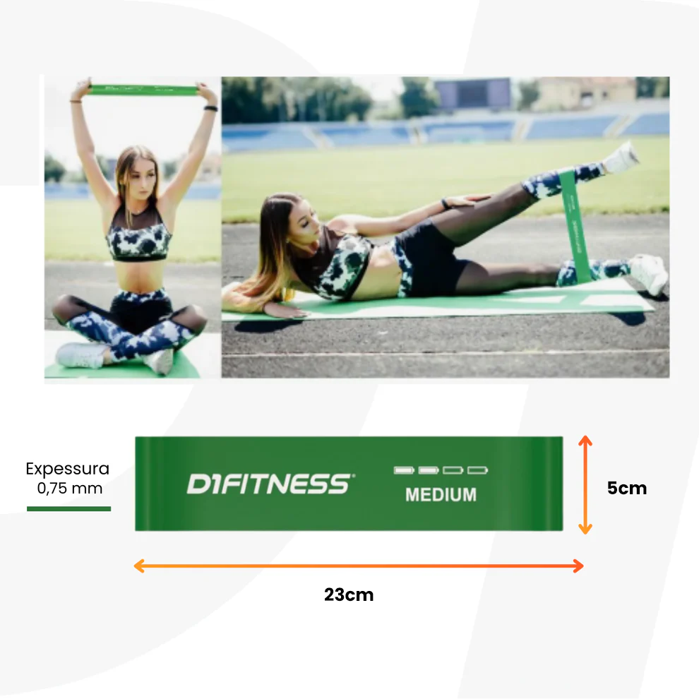 Mini Band Media Forte Medidas