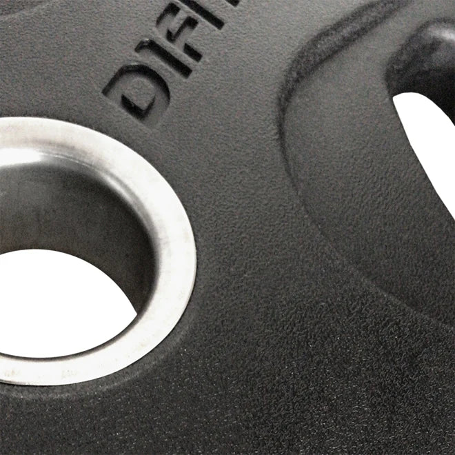 Kit 6 Anilhas Elite Emborrachada 4 Grips 80kg