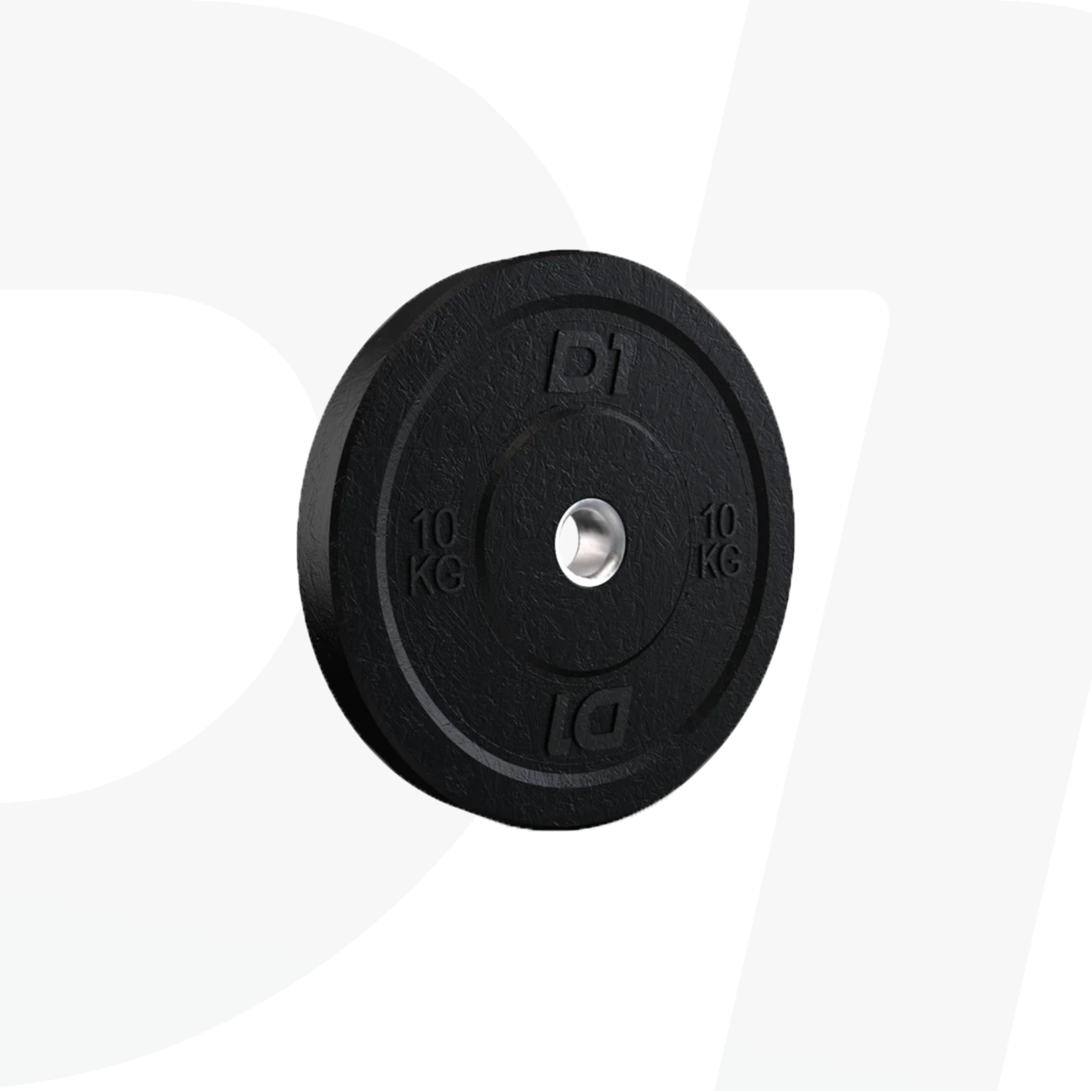 Kit Anilha Bumper Hi Temp All Black 100kg - D1Fitness