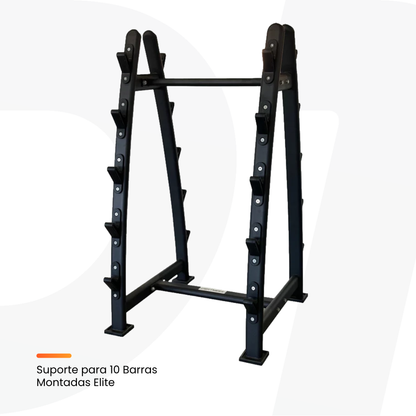 Kit barra montada elite 5 barras retas + 5 barras W e Suporte
