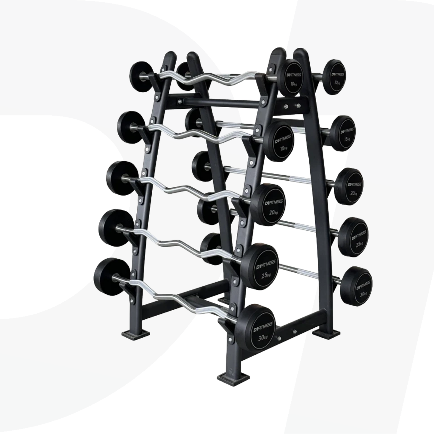 Kit barra montada elite 5 barras retas + 5 barras W e Suporte