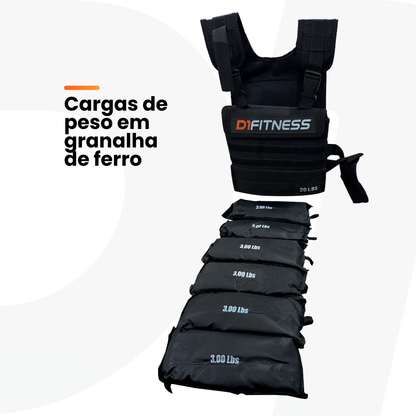 Colete de Carga Ajustável - 20Lbs