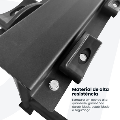 Kit Dumbbell Rubber Elite 12 a 20kg + Suporte - D1Fitness