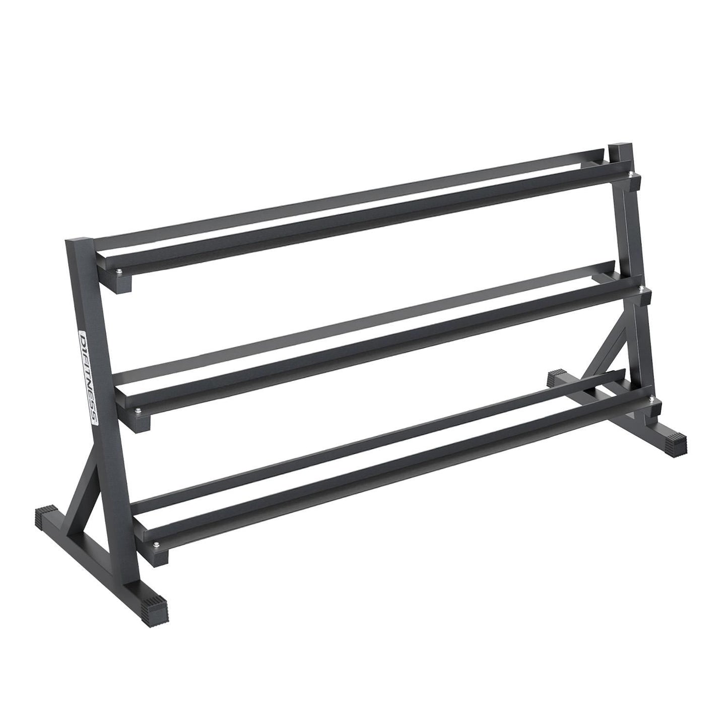 Suporte Expositor Longo 3 Andares para Halter Sextavado - 1,7m - D1Fitness