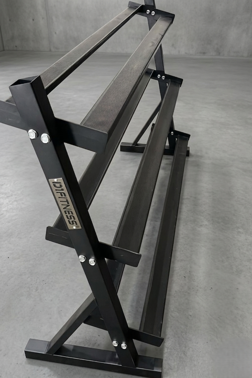 Suporte Expositor Longo 3 Andares para Halter Sextavado5