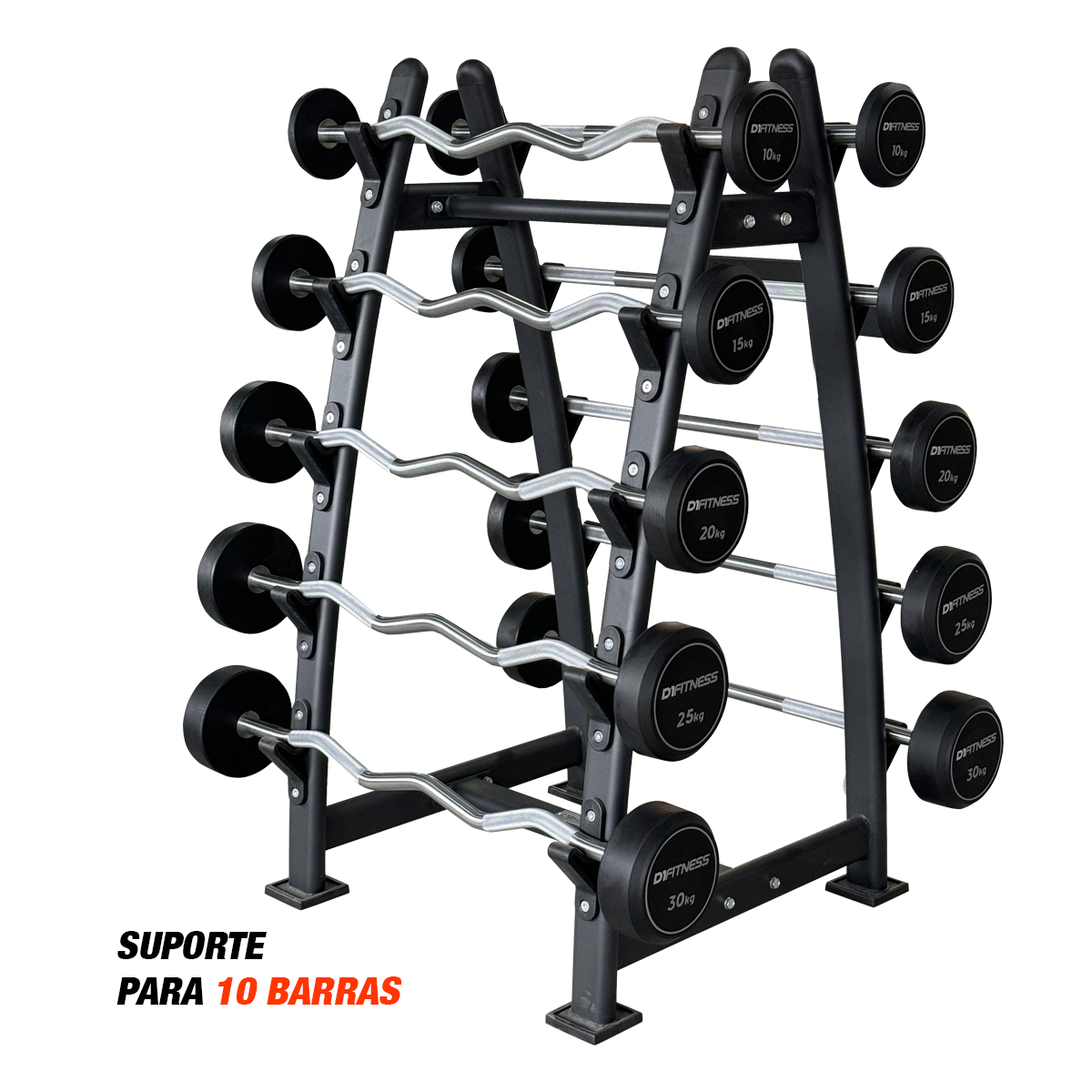 Suporte para 10 Barras Montadas - Elite