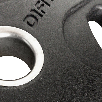 Kit 4 Anilhas Elite Emborrachada 4 Grips 2,5kg