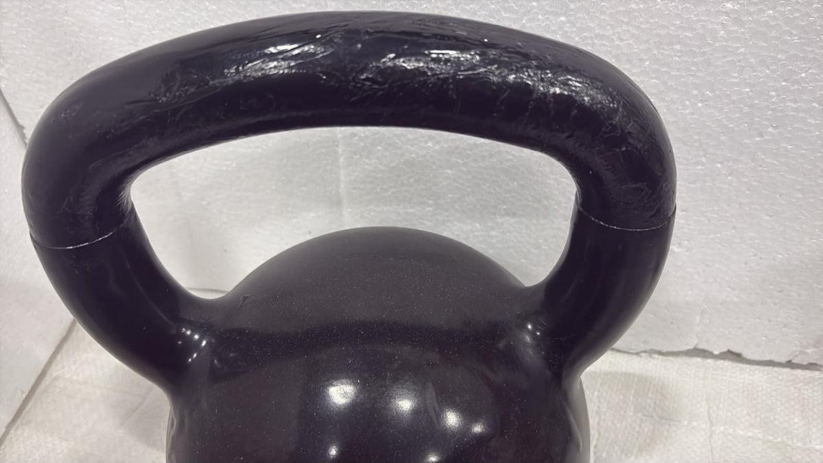 Kettlebell Emborrachado IronCast - Alça Longa 32kg (OUTLET)