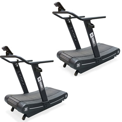 Kit 2 Esteiras Curva Air Runner com Tração EchoCross d1fitness