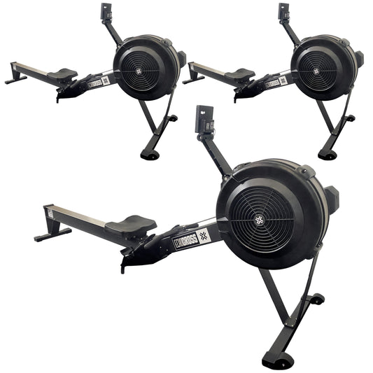 Kit 3 Remos Seco - Indoor Air Rower EchoCross Pro