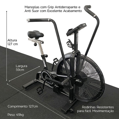 Combo Training 4: Esteira Curva + Air Bike + Brinde (Jump Box Revestida)