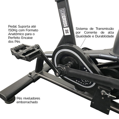 Combo Strong 2: 2 Air Bike + 1 Remo Seco + Brinde ( 1 Trenó Power Sled)