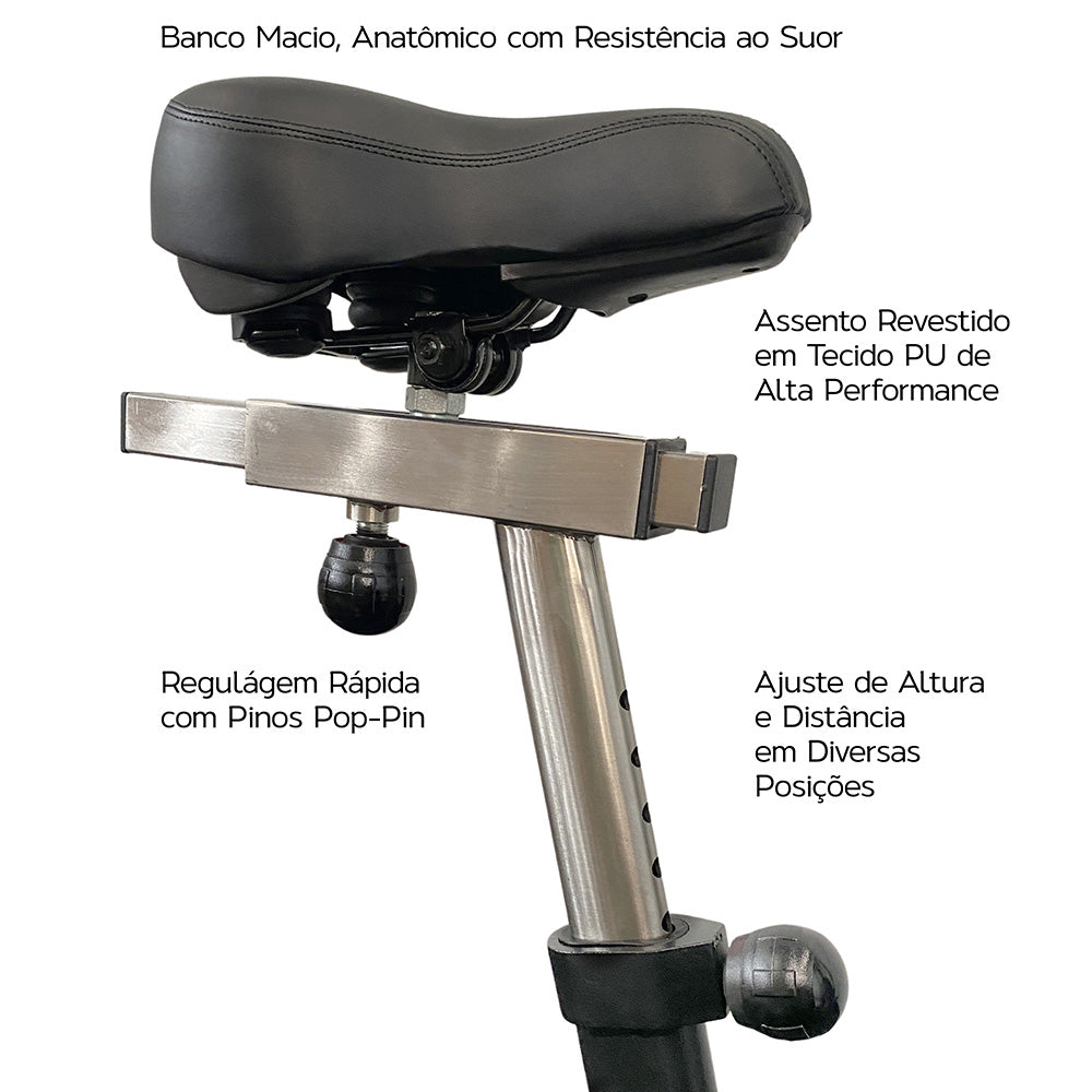 Combo Strong 3: Air Bike + Remo + Brinde (3un Wall Ball 3.0)