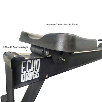 Kit 2 Remos Seco Indoor Air Rower EchoCross Pro D1fitness