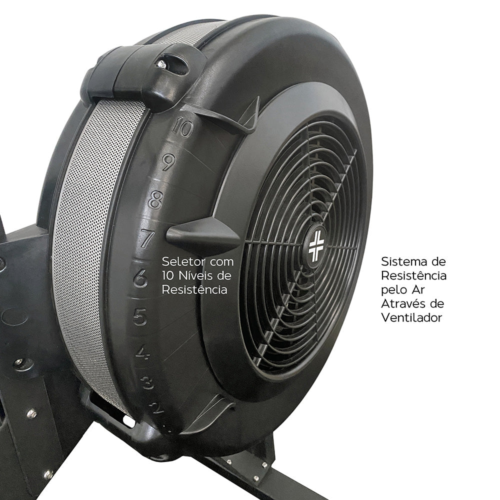 Combo Strong 3: Air Bike + Remo + Brinde (3un Wall Ball 3.0)