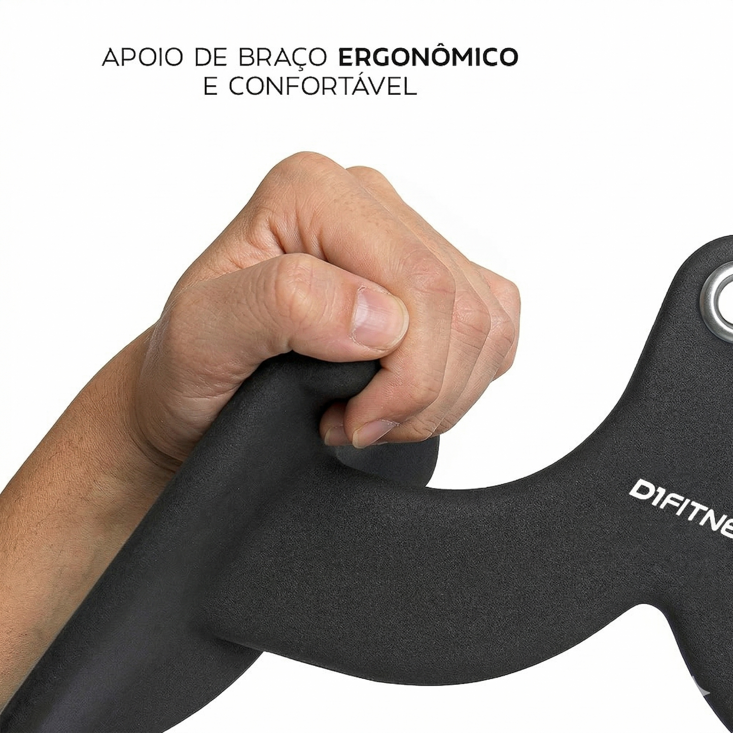 Kit Puxador Anatômico Revestido Musculação
