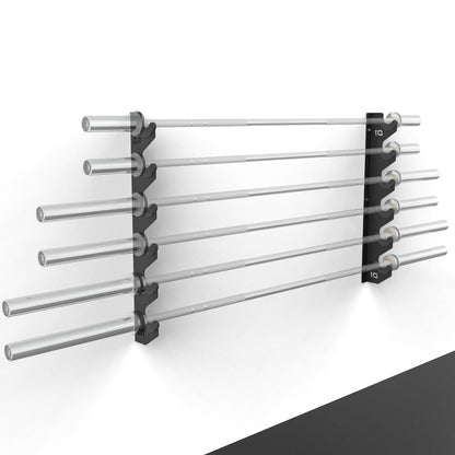 Suporte de parede horizontal para barras