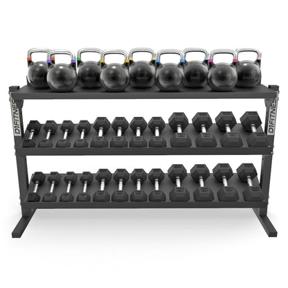 02B suporte dumbbell e kettelebell