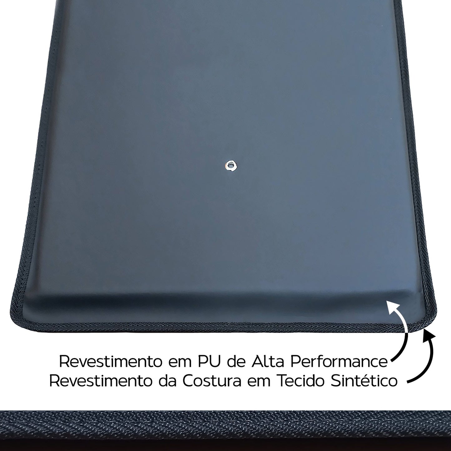 03 Colchonete Emborrachado 95x50x3cm D60 Preto