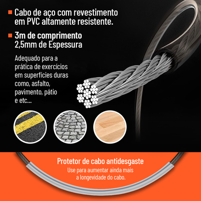 Corda-de-pular-Speed-Rope-com-Rolamento-D1fitness-Cabo