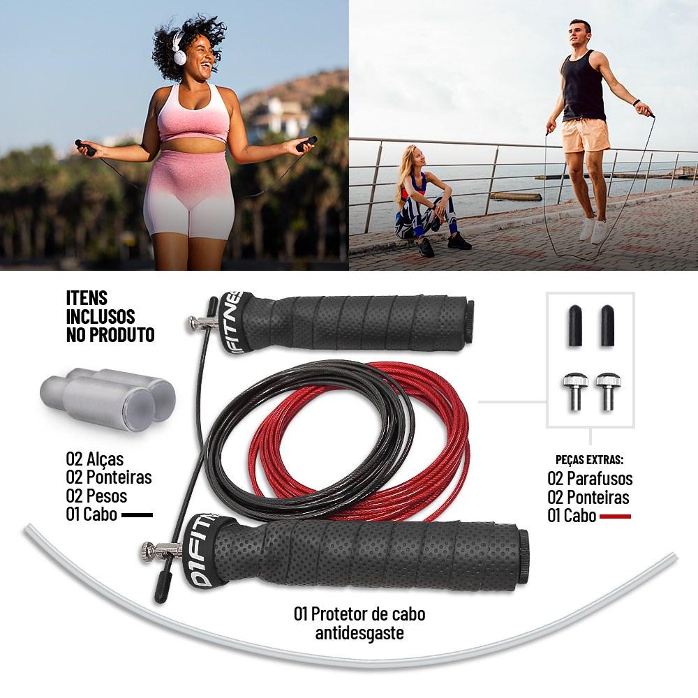 Corda-de-pular-Speed-Rope-com-Rolamento-D1fitness-acessorios