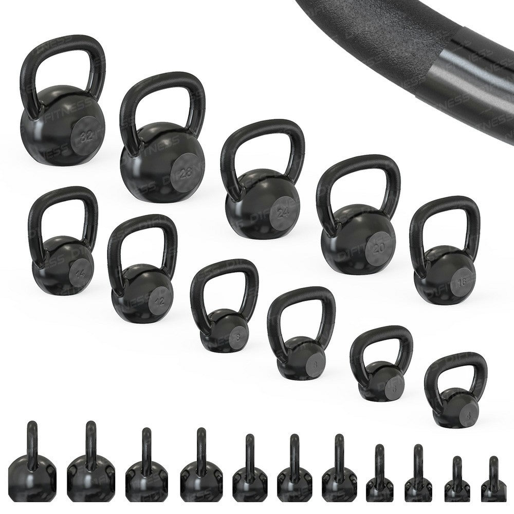 f0 todas  Kettlebell ferro emborrachado