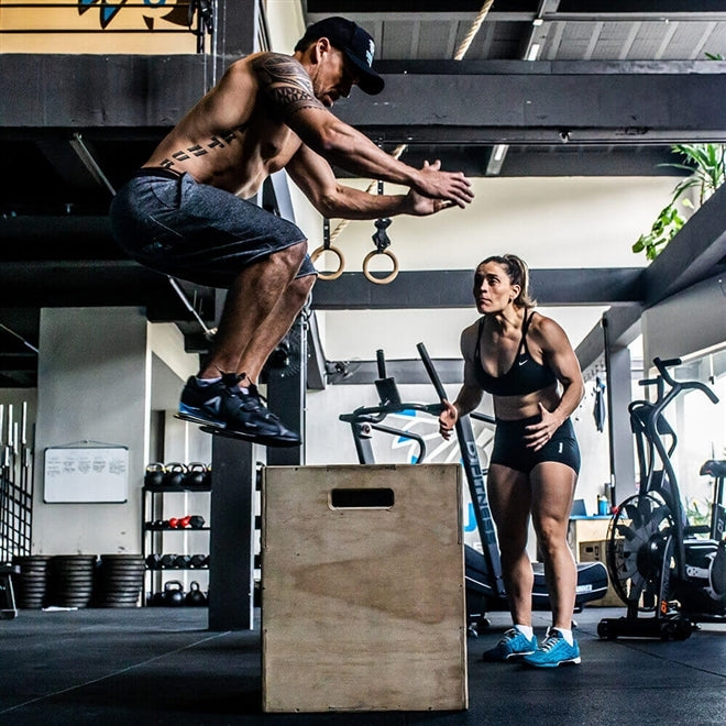 Caixa para Salto Cross Training - Plyo Box 3 em 1 - 50x60x75cm – D1Fitness
